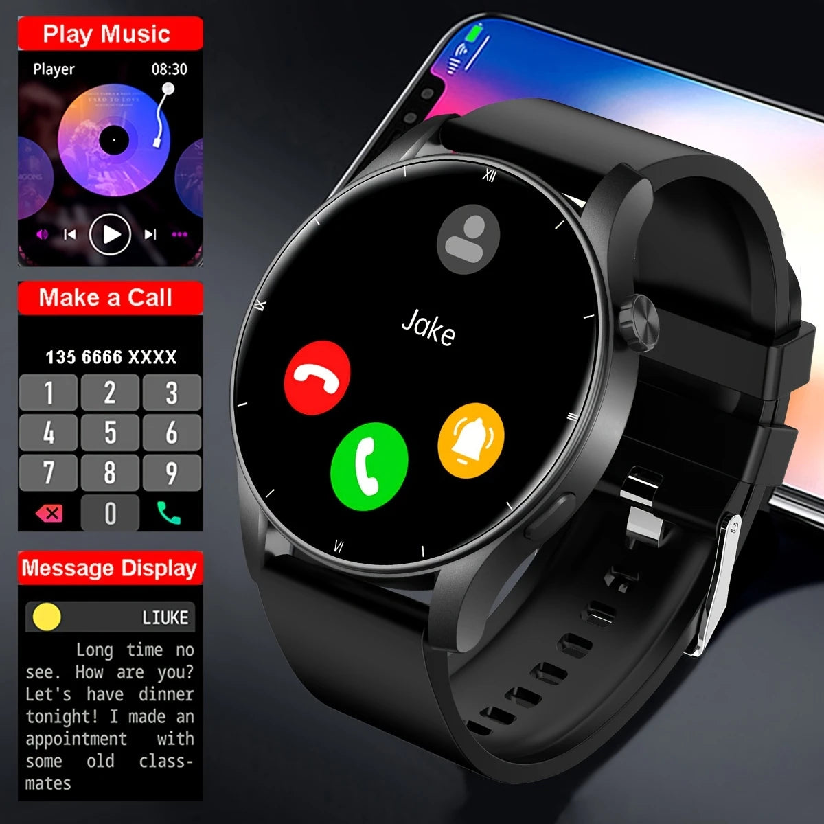 Reloj inteligente con funciones avanzadas